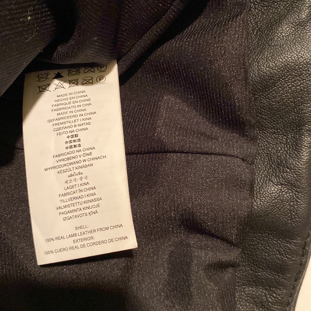 Michael Kors black lamb leather jacket, XS, NWT, Host pick🎉🎊 - Picture 8 of 8